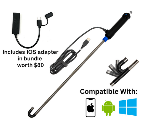 Vividia Ablescope VA-400U2i Borescope Bundle